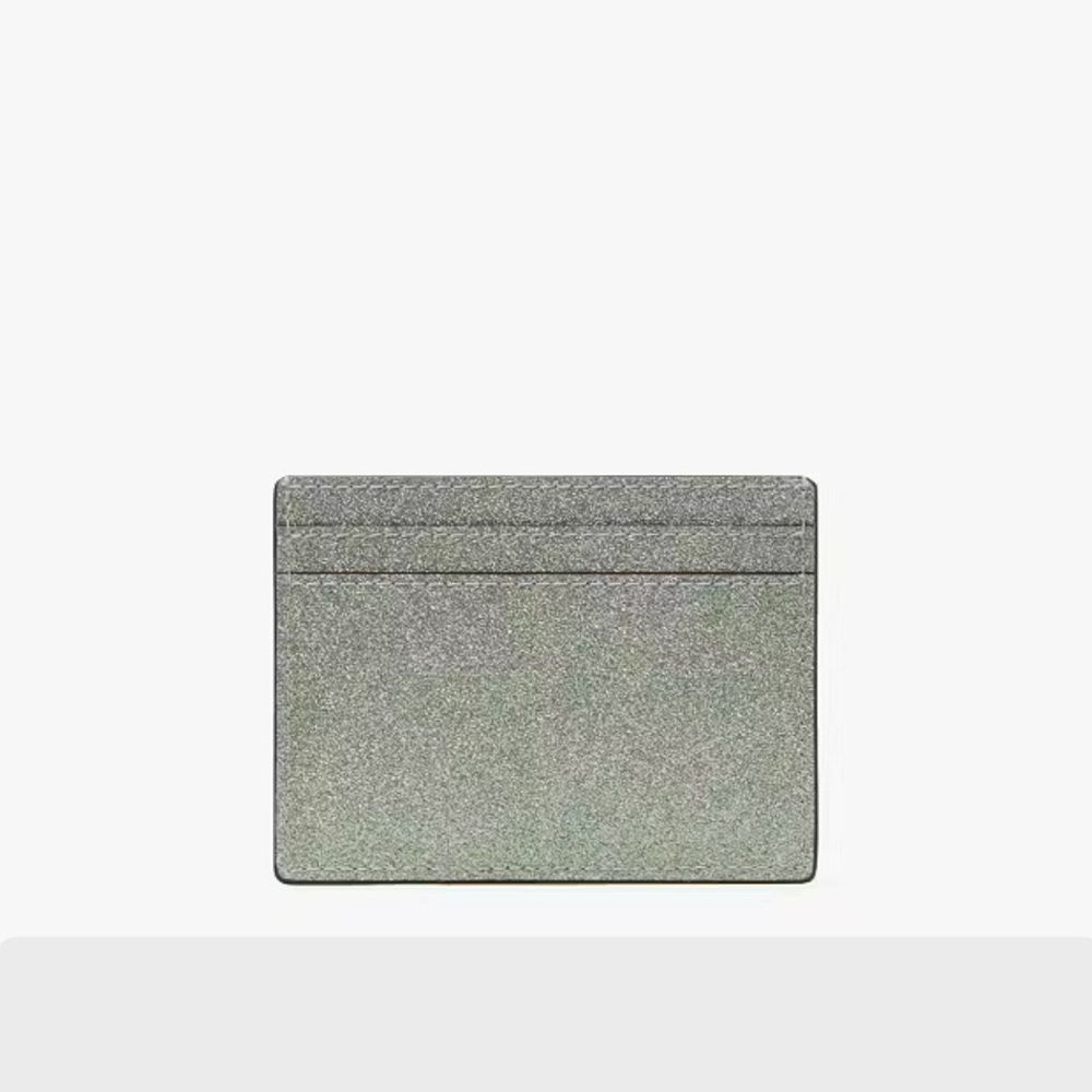 Kate Spade Green Glitter Card Holder - Picture 4 of 6